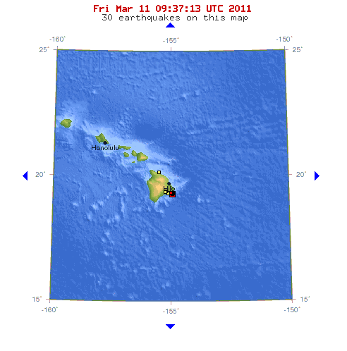 Hawaiian Earthquake Epicenter